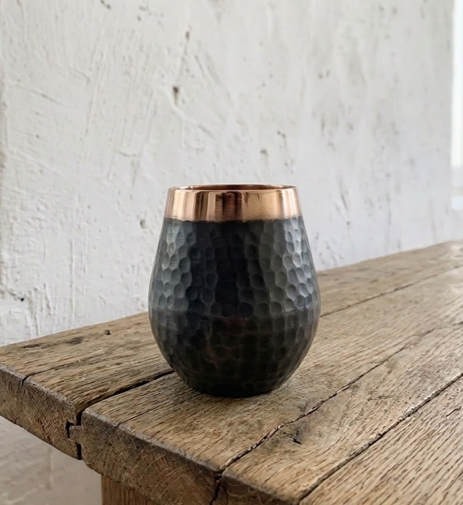 Vaso Gota Pátina - Black