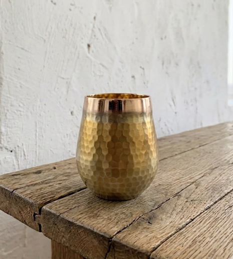 Vaso Gota Pátina - Oro